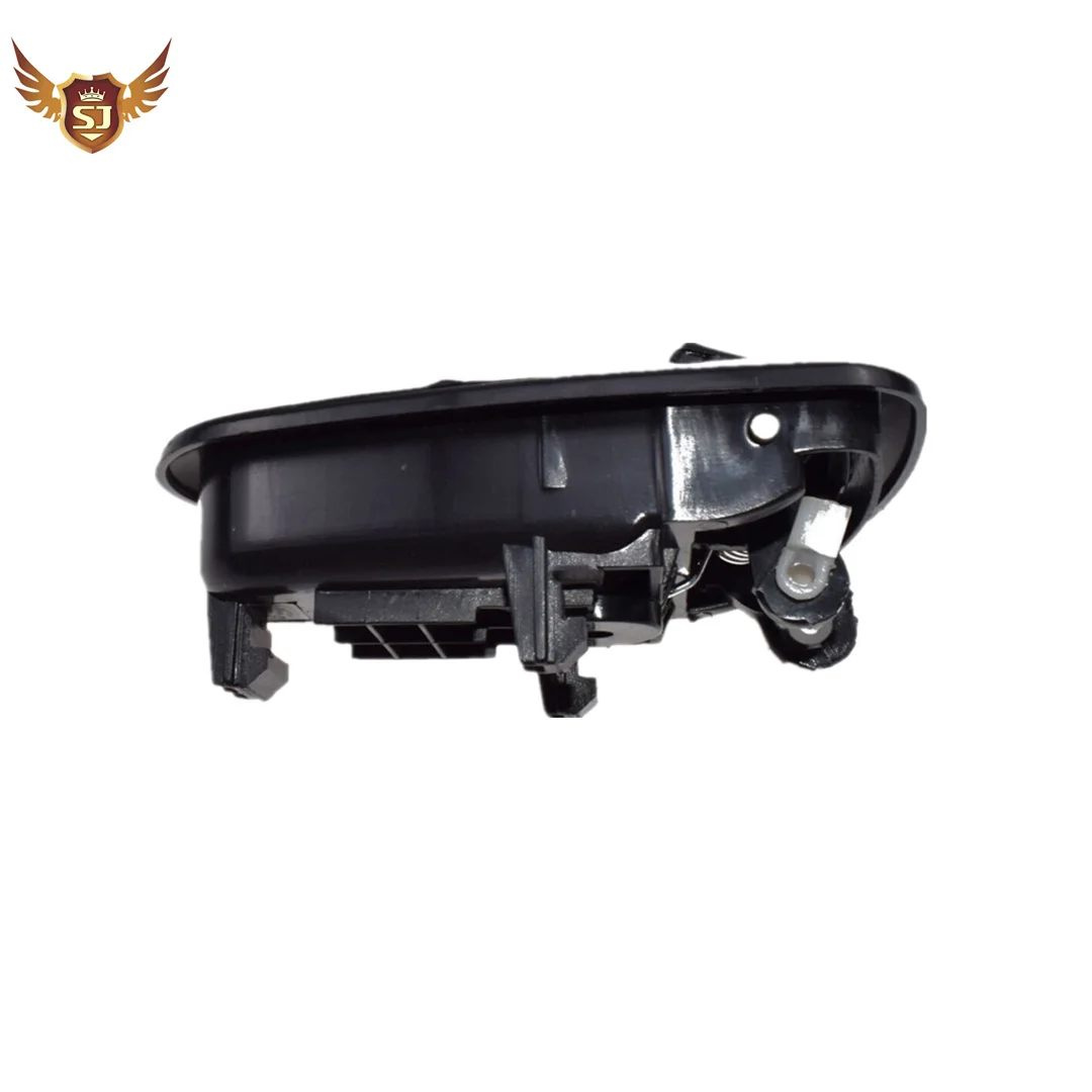 Poignée de porte intérieure lisse noire, gauche ou droite, adaptée pour Hyundi Accent Verna 2000-2006