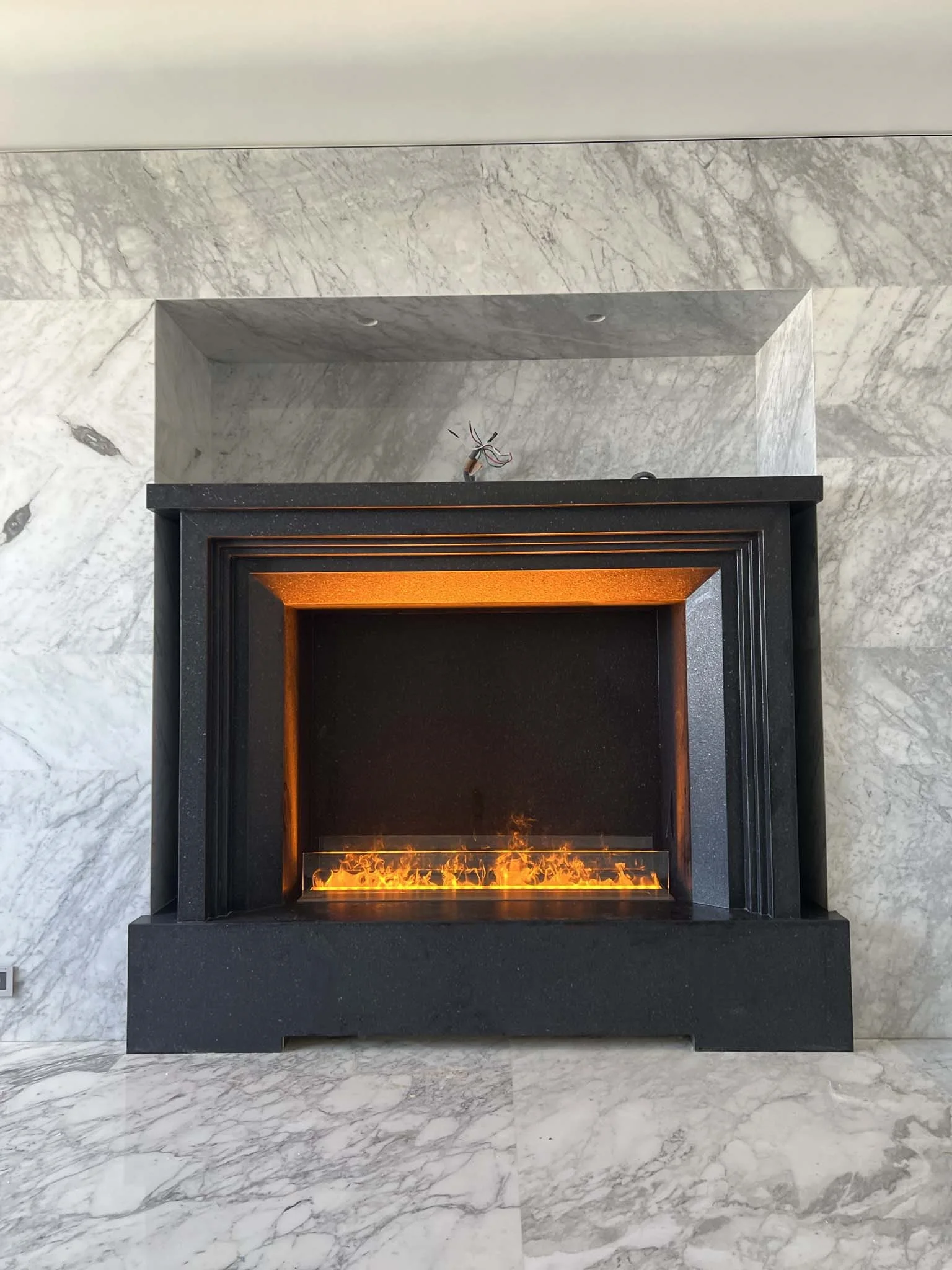 1.5m Under Tv  Mist Fireplace Flame Decor 64 Colors Adjustable Smart Water Vapor Fireplace For Living Room Furniture