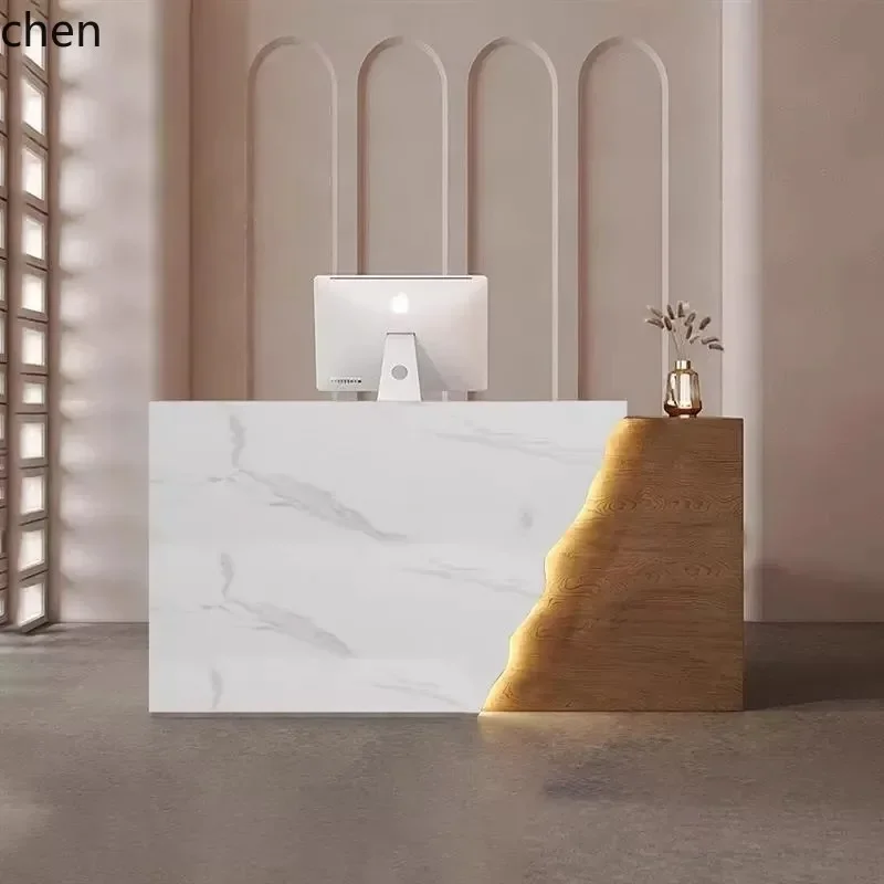 HXL Cashier Counter Women's Clothing Yoga Studio Painted Front Desk Reception Bar Counter