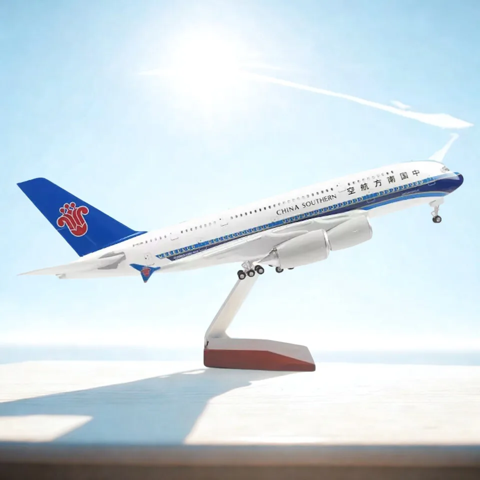 

47CM Airbus 1:160 Scale Aircraft Model for 380 China Southern Airlines Lightweight Die-cast Resin Aircraft Collection Displ