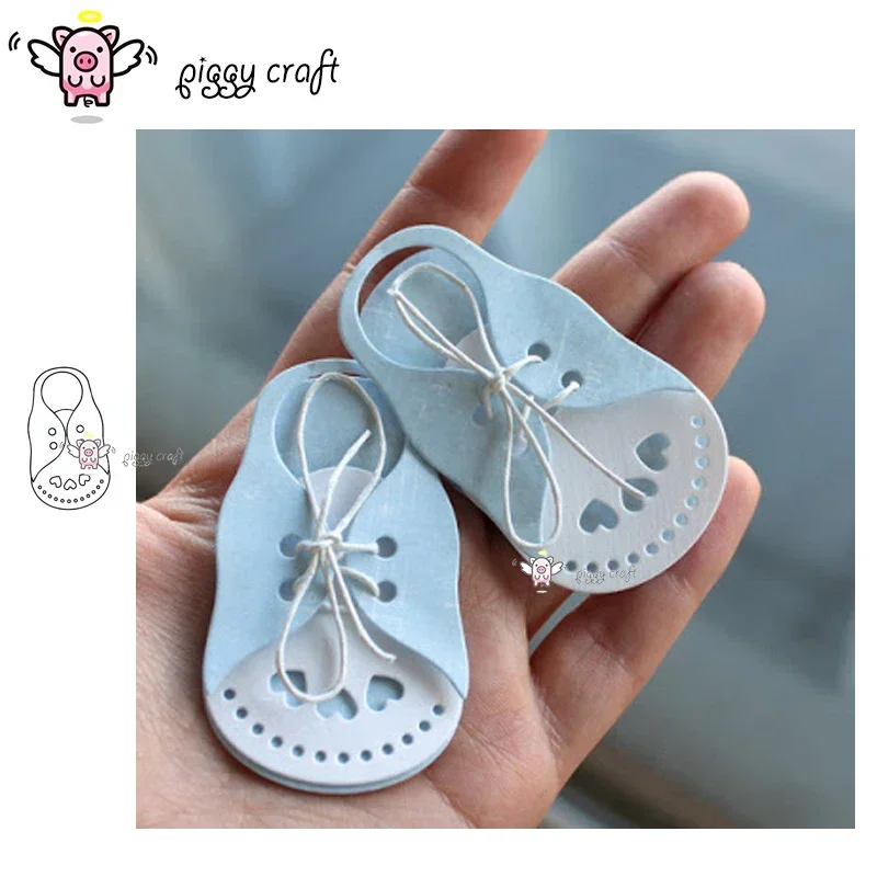 Piggy Craft metal cutting dies cut die mold Baby trolley cradle Scrapbook paper craft knife mould blade punch stencils dies