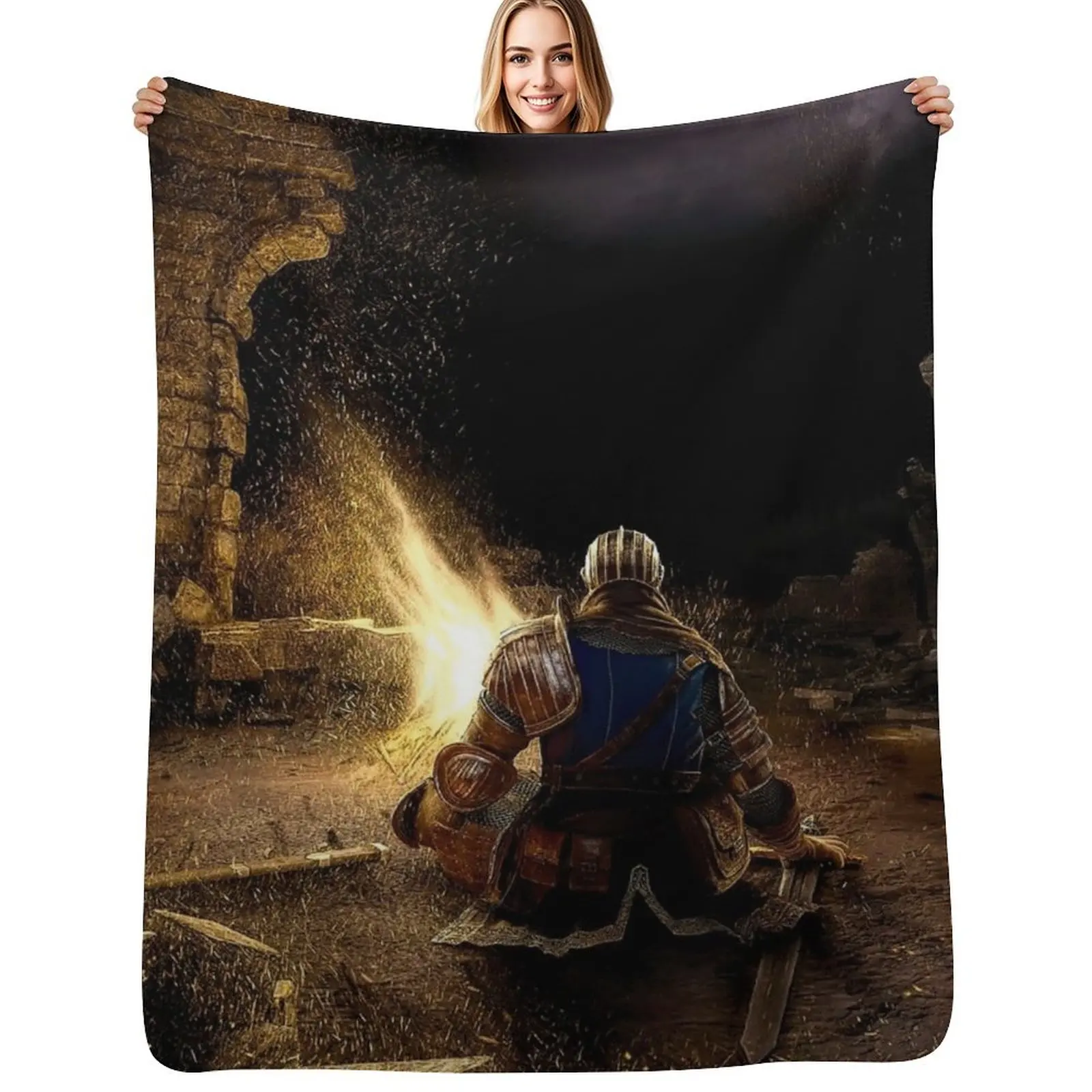 

Bonfire Throw Blanket No Pilling Soft Warm Blanket for Bed