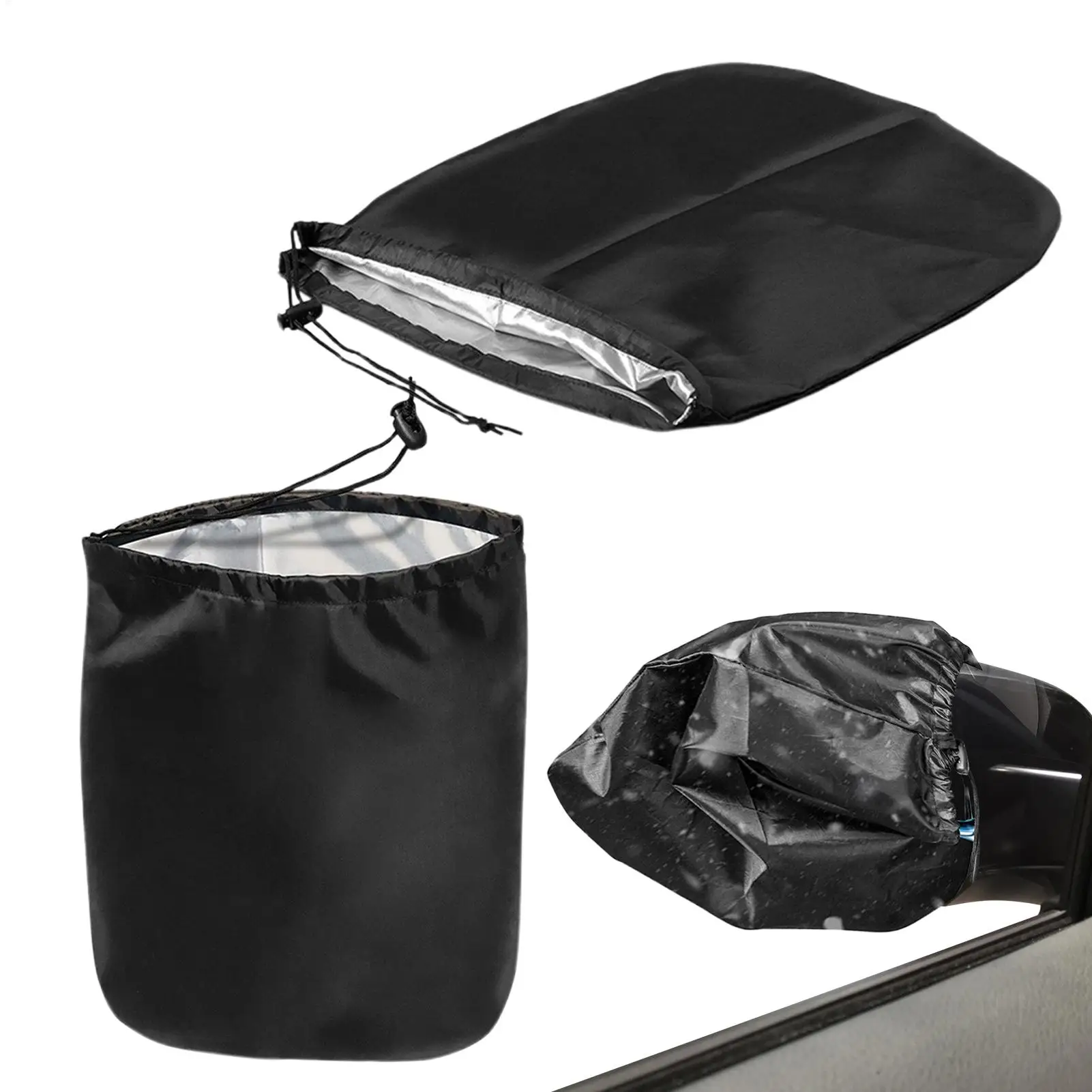 1Pcs Car Rear View Side Mirror Auto Snow Cover Ice Winter Frost Guard Waterproof Side Mirror Caps Shell Case Cover Protection