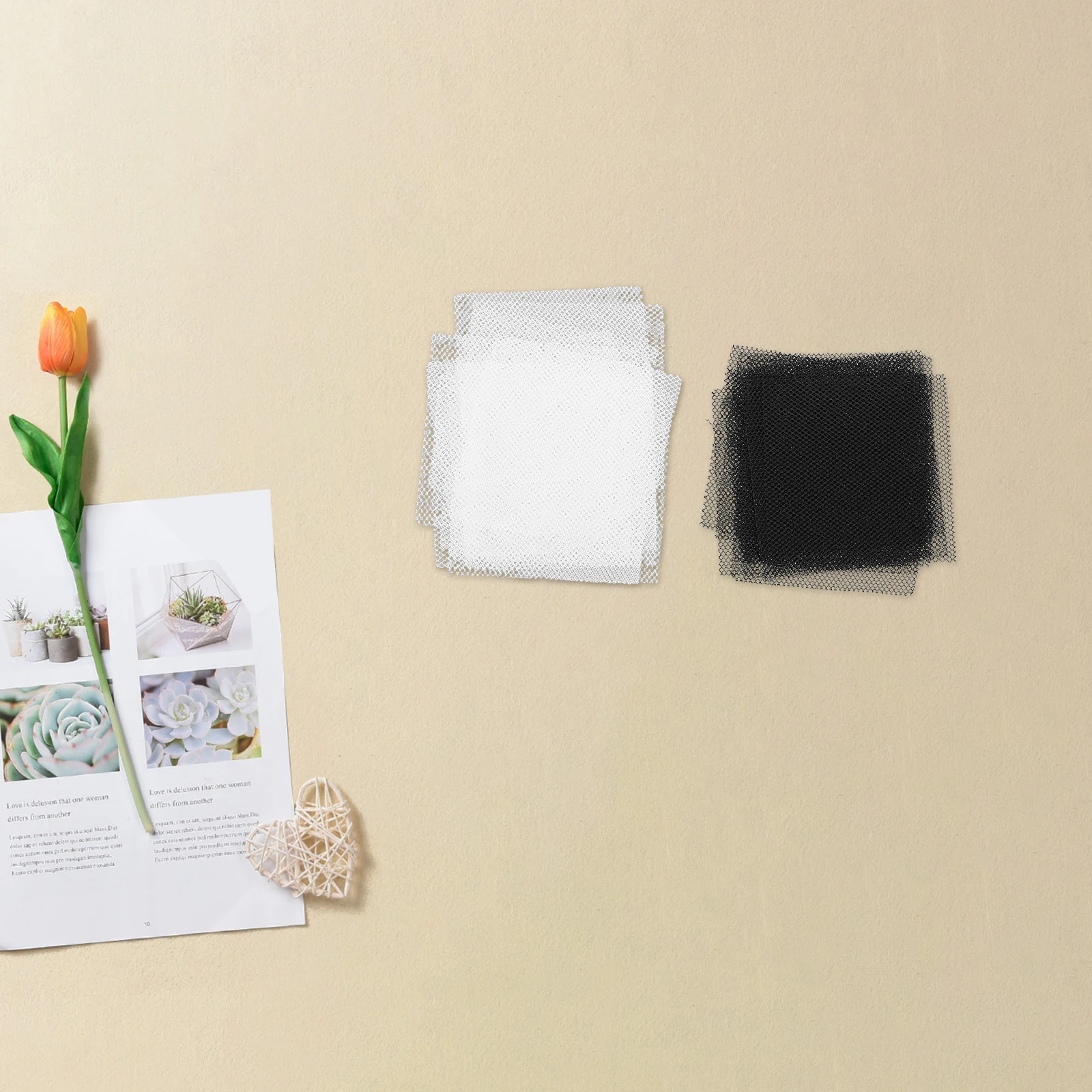 

High Transparency Beast Eye For Crafts Fursuit Costumes Making Lightweight Material Easy Cut Black Mesh Sheets Cosplay