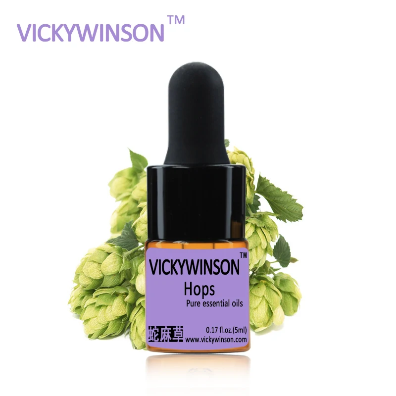 Hops essential oil 5ml 100% aromatherapy detoxifying clean skin turmeric depression spa