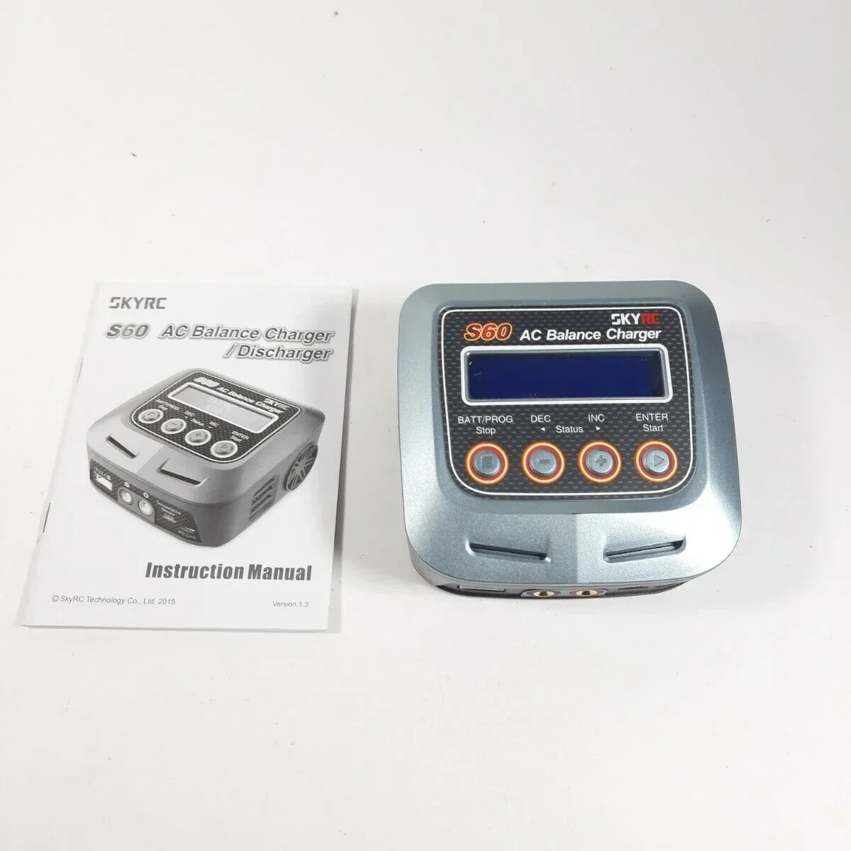 

SKYRC S60 60W 100-240V AC Smart Balance Charger with Temperature Sensor for 2-4S Lithium LiPo LiHV LiFe Lilon NiCd NiMh Battery