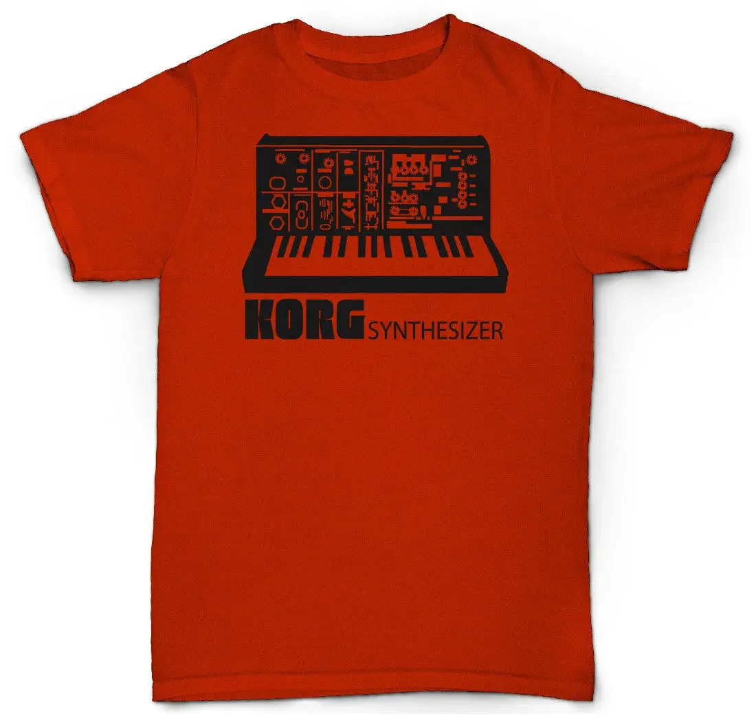 KORG SYNTHESIZER T SHIRT VINTAGE MOOG RARE SAMPLER ANALOG, SUN RA, SAMPLES, LP