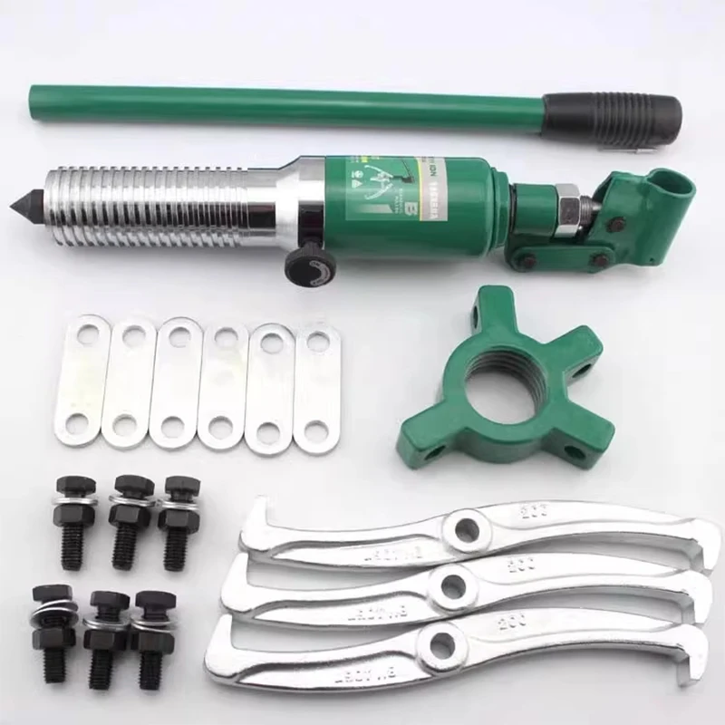 

3-Jaw Hydraulic Puller 5T/10T/20T/30T/50T Bearing Pulley Remover Manual Auto Repair Tool Kit