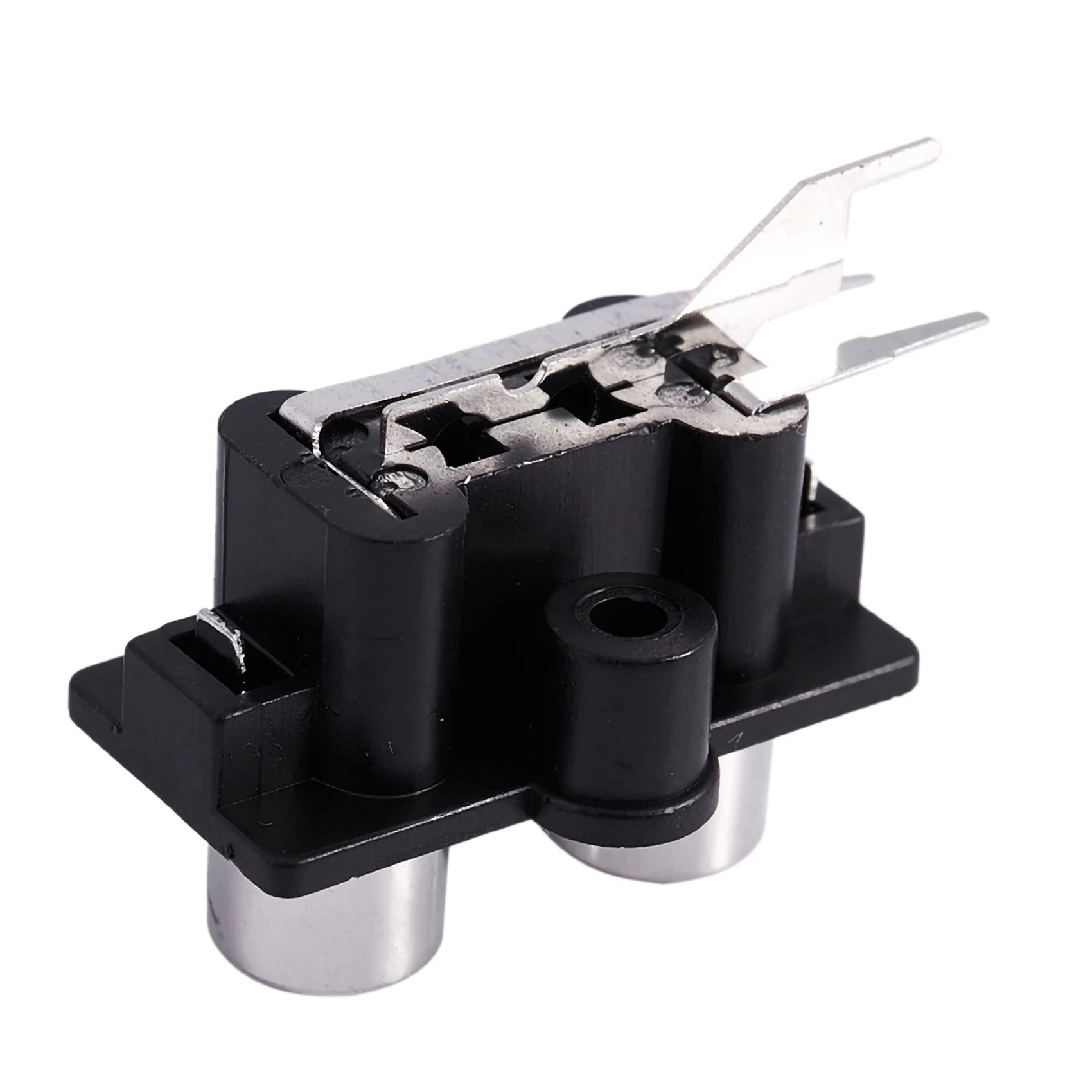 10Pcs PCB Mount 2 Position Stereo Audio Video Jack RCA Female Connector