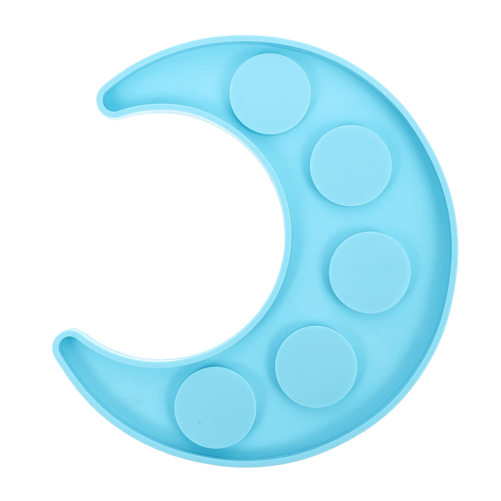 

Moon Shaped Glass Mold Silicone DIY Epoxy Resin Craft Epoxy Mold Making Crystal Drop Holder Sculpture Supplies