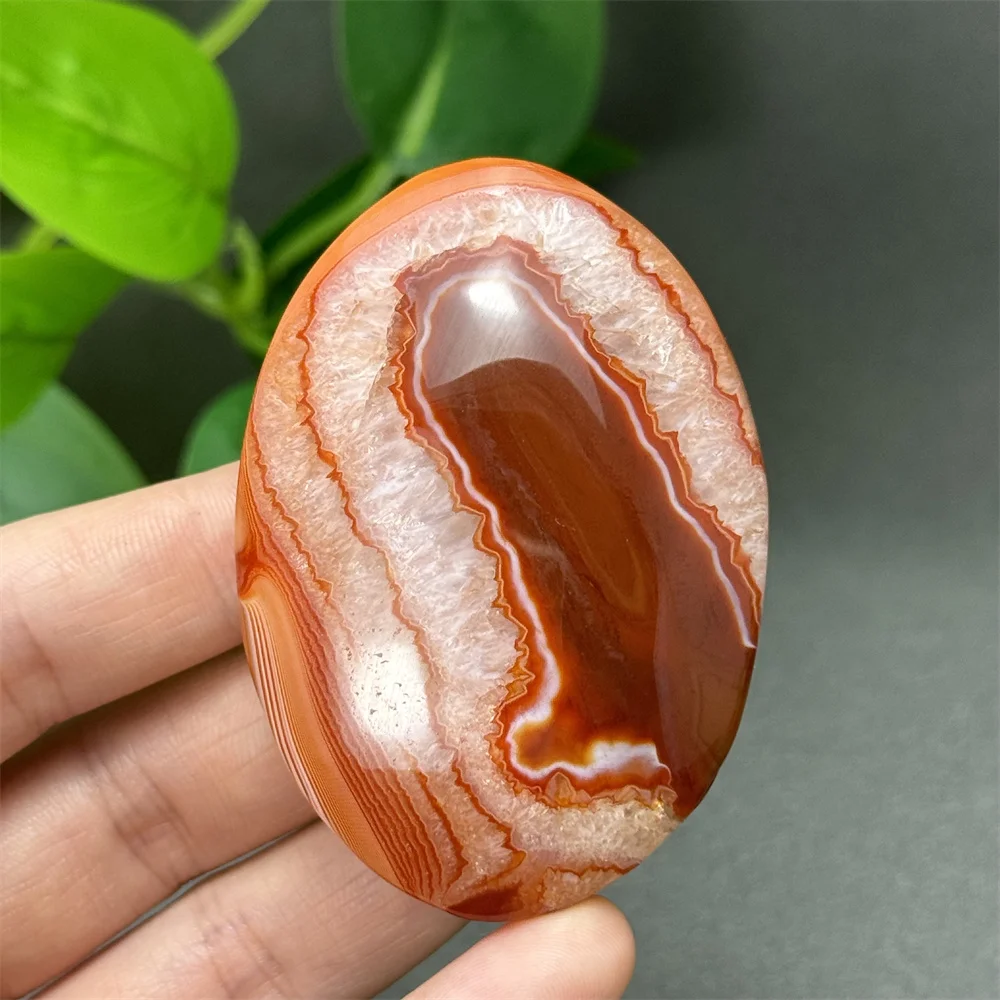 Natural Red Agate Palm Play Polishing Craft Reiki Treatment Meditation Energy Home Feng Shui Decoration Gift