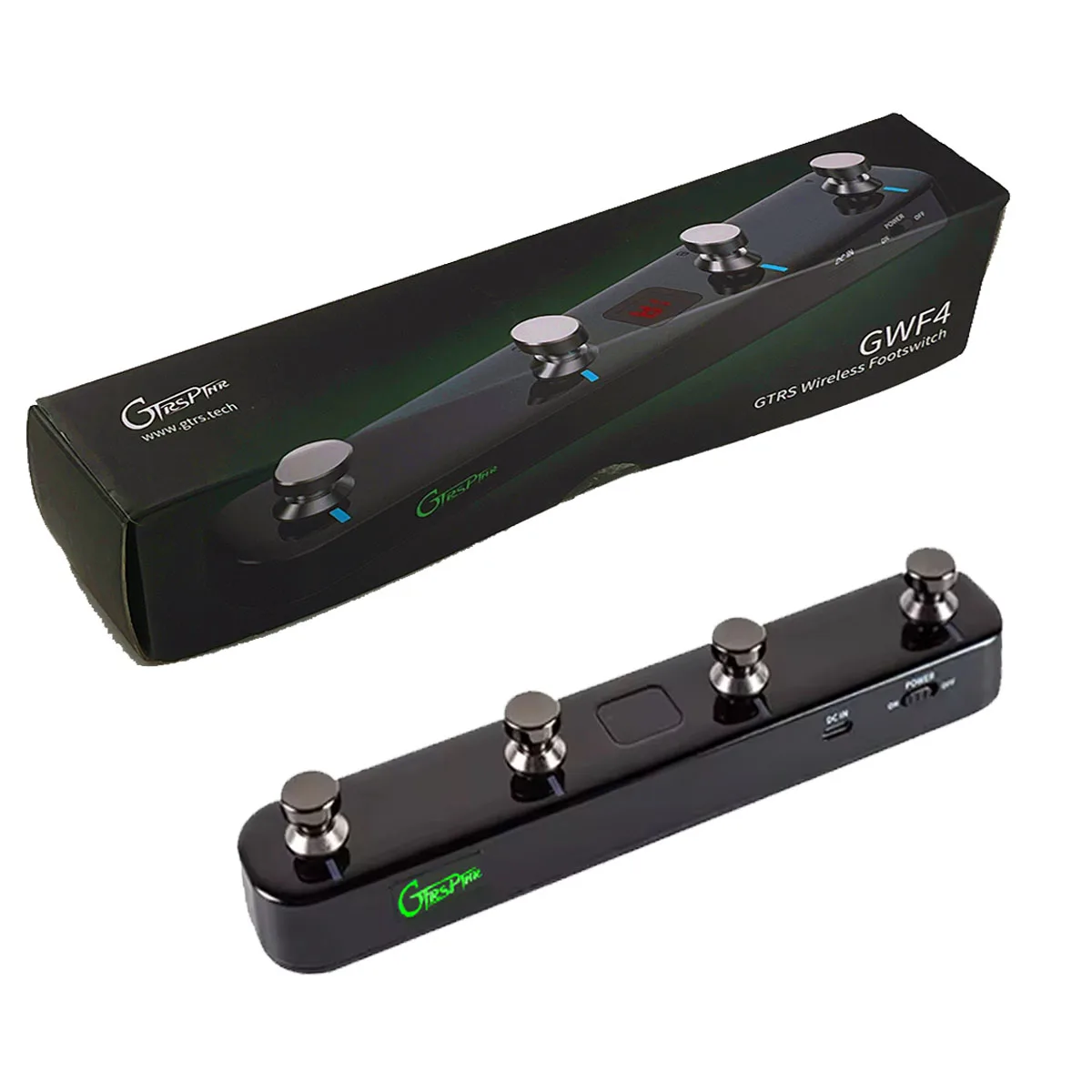 MOOER GWF4 Wireless Footswitch Switch Pedal Controller for Prime P1 Smart Guitar Pedal and Gtrs Electric Guitar