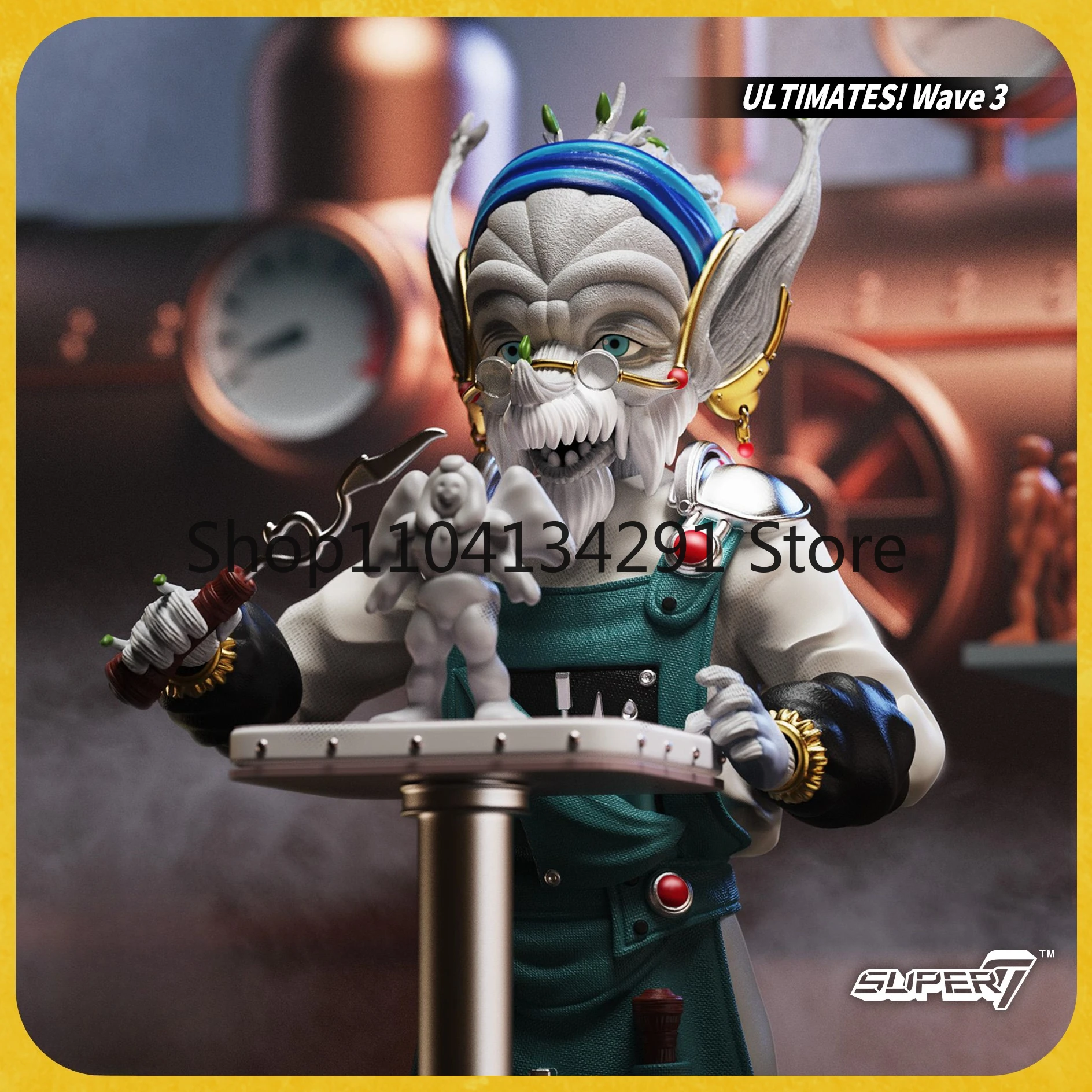 

Original Version in Stock Super7 Power Rangers Series 3 Great Beast God Chad Jazz Birthday Gift Toy Collectible Figure
