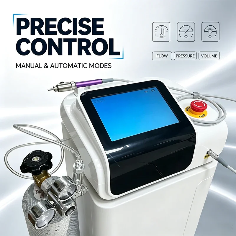CDT Plus Carboxy Therapy Machine Precise Flow Pressure Control Skin Lifting Wrinkle Reduction Improve Dark Circles Stretch Mark