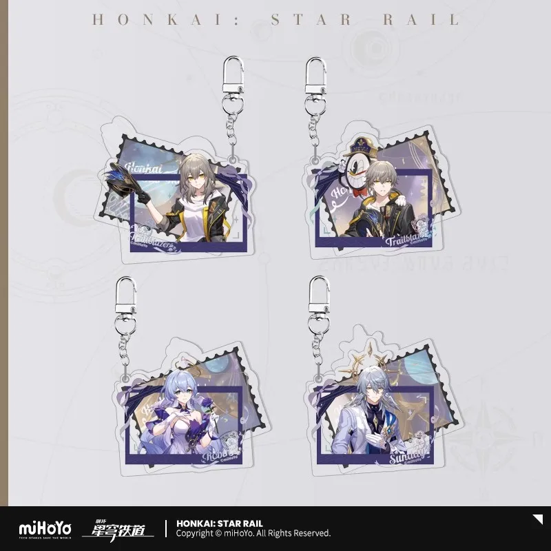 

[Подлинная] игра Honkai Star Rail Косплей Sunday Robin аниме мультфильм акриловый брелок аксессуары подвеска на Хэллоуин подарок