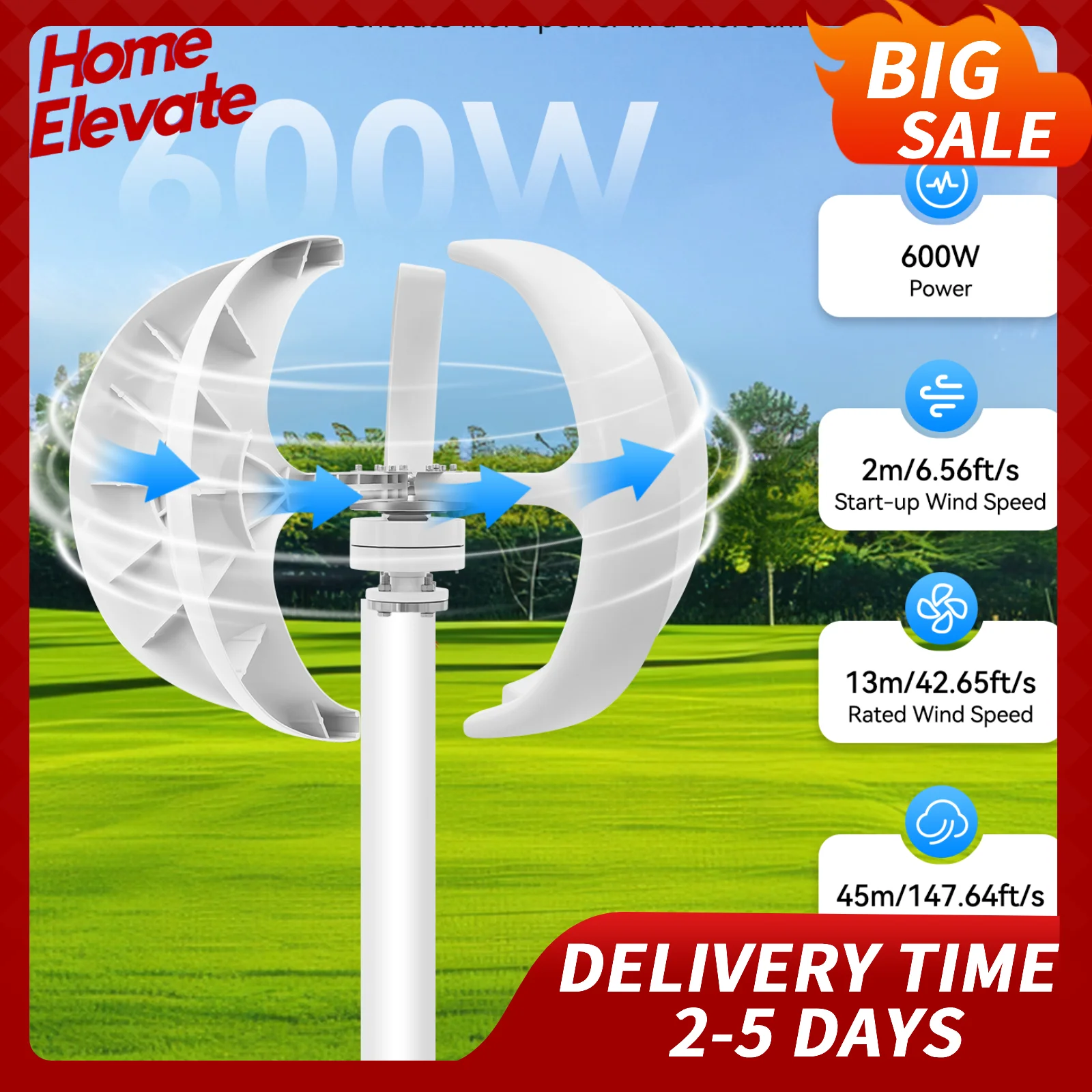 400 واط فانوس مولد تربيني الرياح سرعة بدء منخفضة لمراقبة المنزل قارب الرياح الشمسية نظام توليد الطاقة الهجين