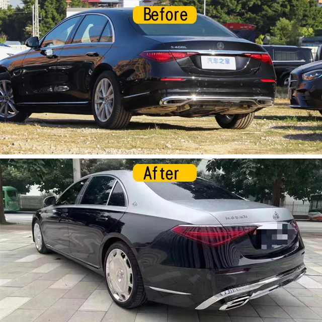 2021/2022 W223 aggiornamento classe S a Maybach bodykit w222 body kit stile maybach per classe s w222 bodyk