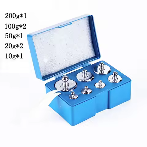 500g Calibration Weight set 10/20/50/100/200g for Digital Balance Measurement Jewelry Medicine scales 0.5KG M2 Standard
