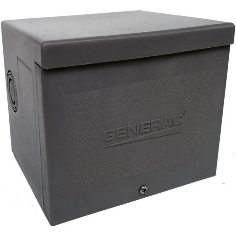 

Generac 6340 30-Amp Outdoor Power Inlet Box for Generators - 125/250V, Weather-Resistant NEMA 3R, 7500W Capacity, L14-3