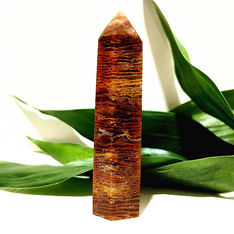 

Natural Stones Thousand Layer Phantom Quartz Tower Meditatio Wand Witchcraft Reiki Healing Feng Shui Crystals Room decoration