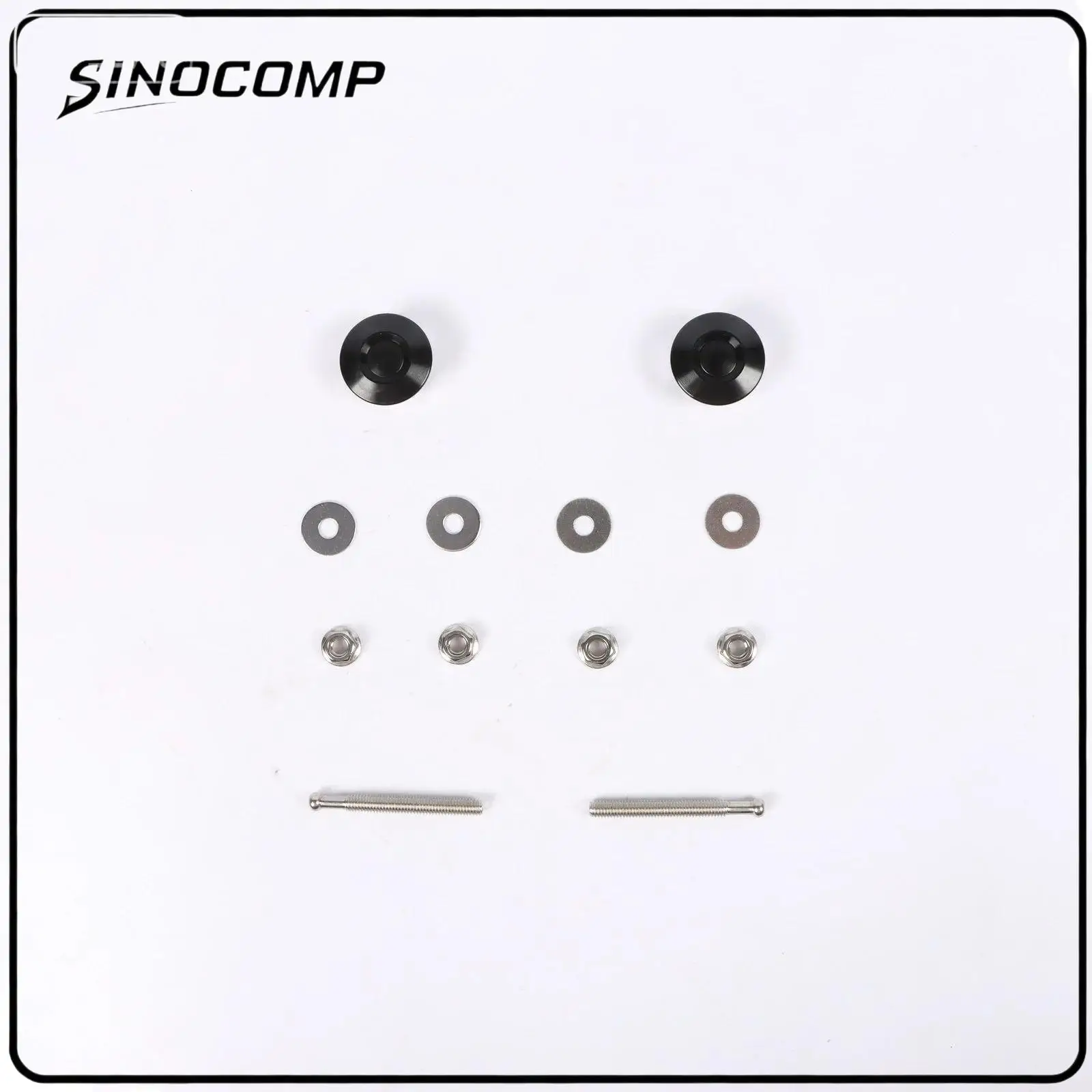 

Универсальные быстроразъемные штифты для капота, 2 шт., защелка для автомобильного бампера, черный зажим