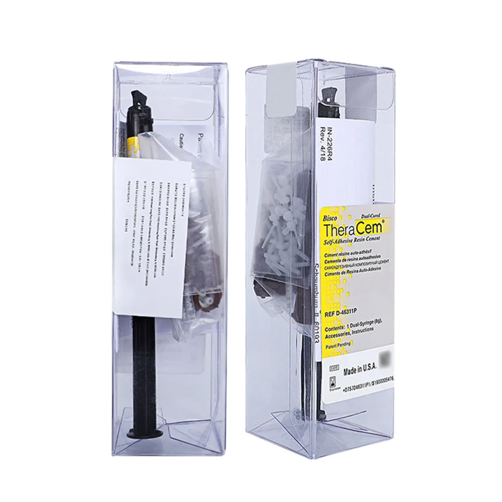 Original BISCO Resin Luting Cement 8g Dual Cure Universal Self-Adhesive Cement Core Build-Up Automix Syringe Composite Material