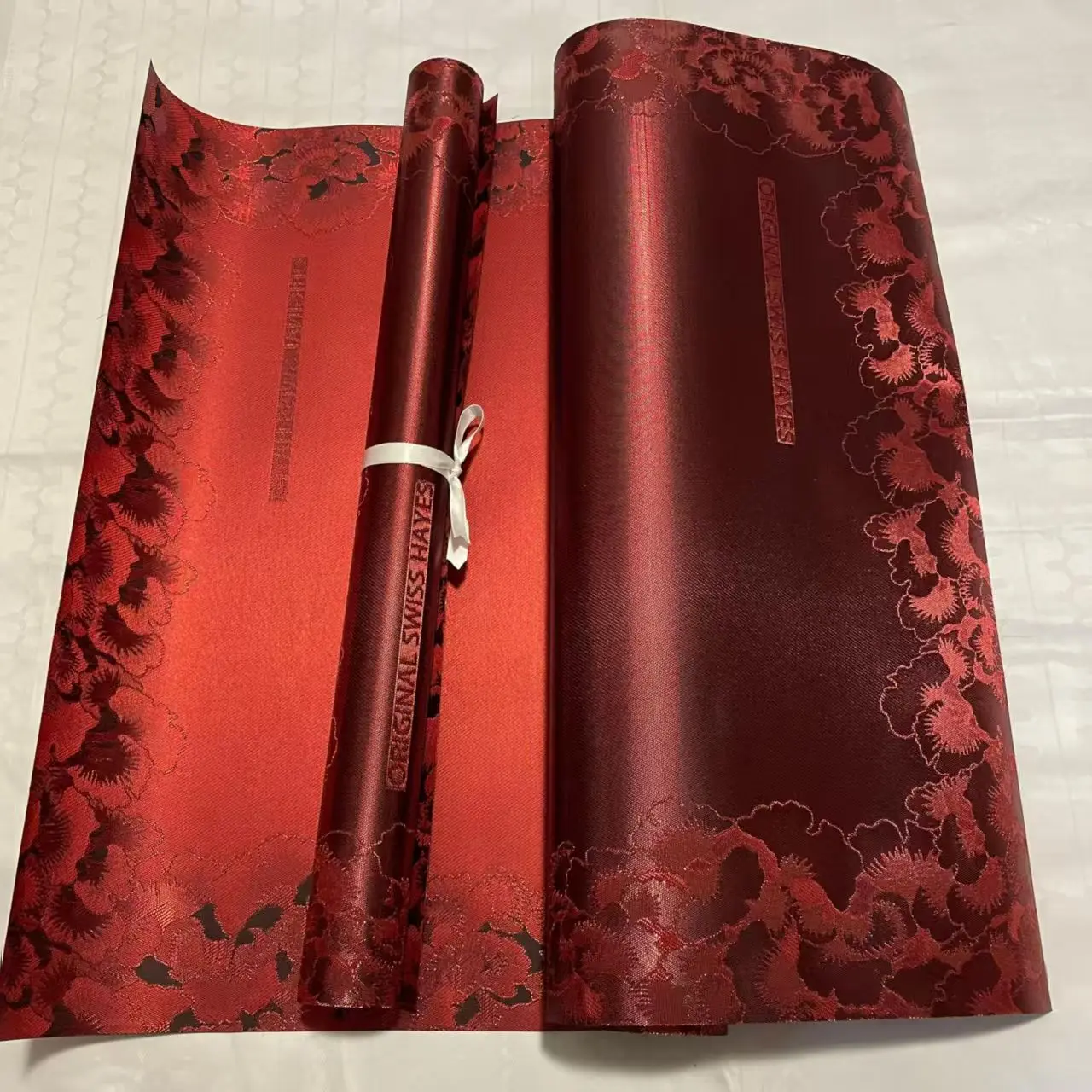 

3D красный швейцарский тканевый галстук GELE в африканском стиле Multi Sego, 2 шт./пакет, нигерийский галстук на голову Sego, обертка для свадебных аксессуаров