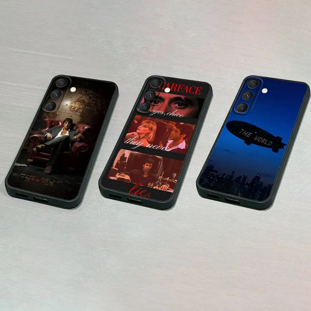 

S-Scarfaces Tony M-Montana-a Phone Case For Samsung S25,S24,S23,S22,S21,S20,S10,Ultra,Plus,Lite,FE,Soft Silicone Black Cover