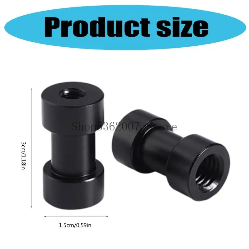 محول حامل الضوء 3/8 أنثى إلى 1/4 المسمار الإناث للأرواح الثلاثي المشتركة 40JB