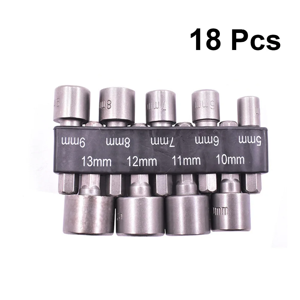 18 in 1 アソートメントソケットセット 熱処理済み 耐久性 非磁性 スプラインビットツールキット 車両、芝刈り機、家電、機械の修理用