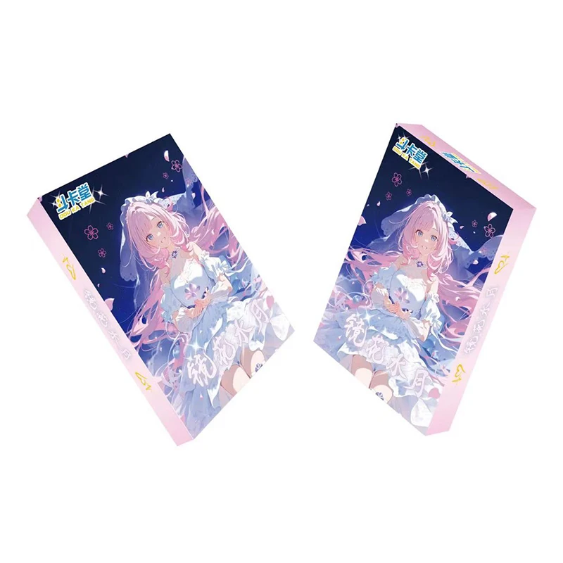 New Goddess Story Mirror flowers and water moon TCG Anime Collection card Child Board Game Trading Cards mini Box FAST SHIPPING