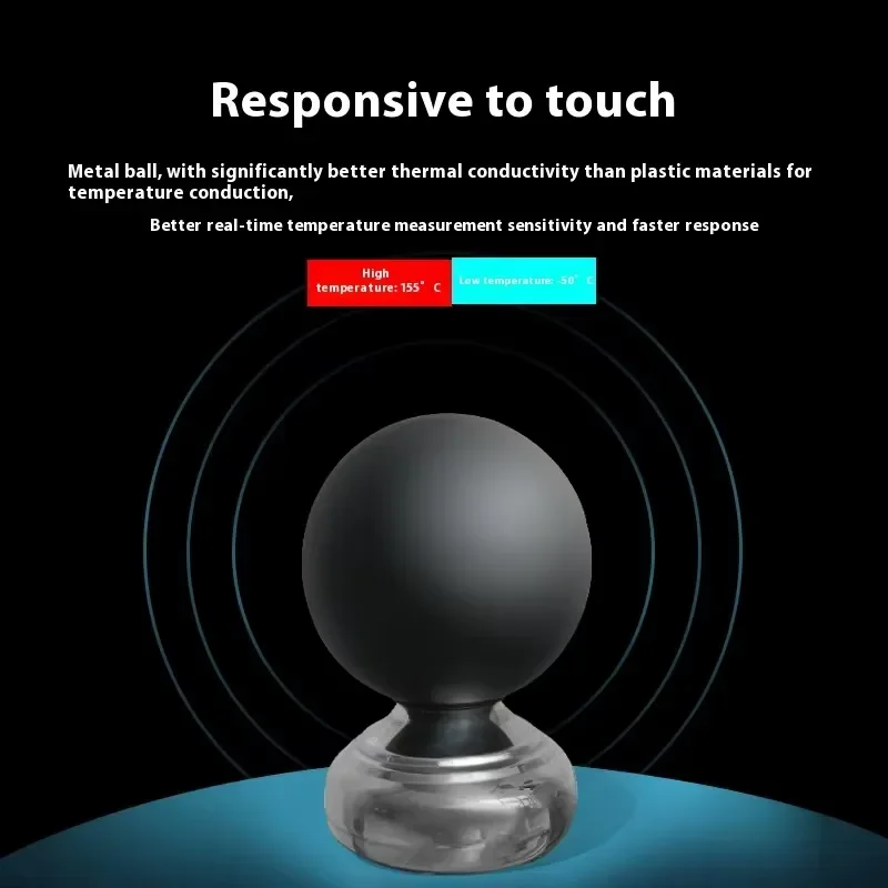 Dry-Bulb Wet-Bulb Black Ball Temperature Sensor Black Globe Thermometer Industrial Integrated Wbgt Heat Stress