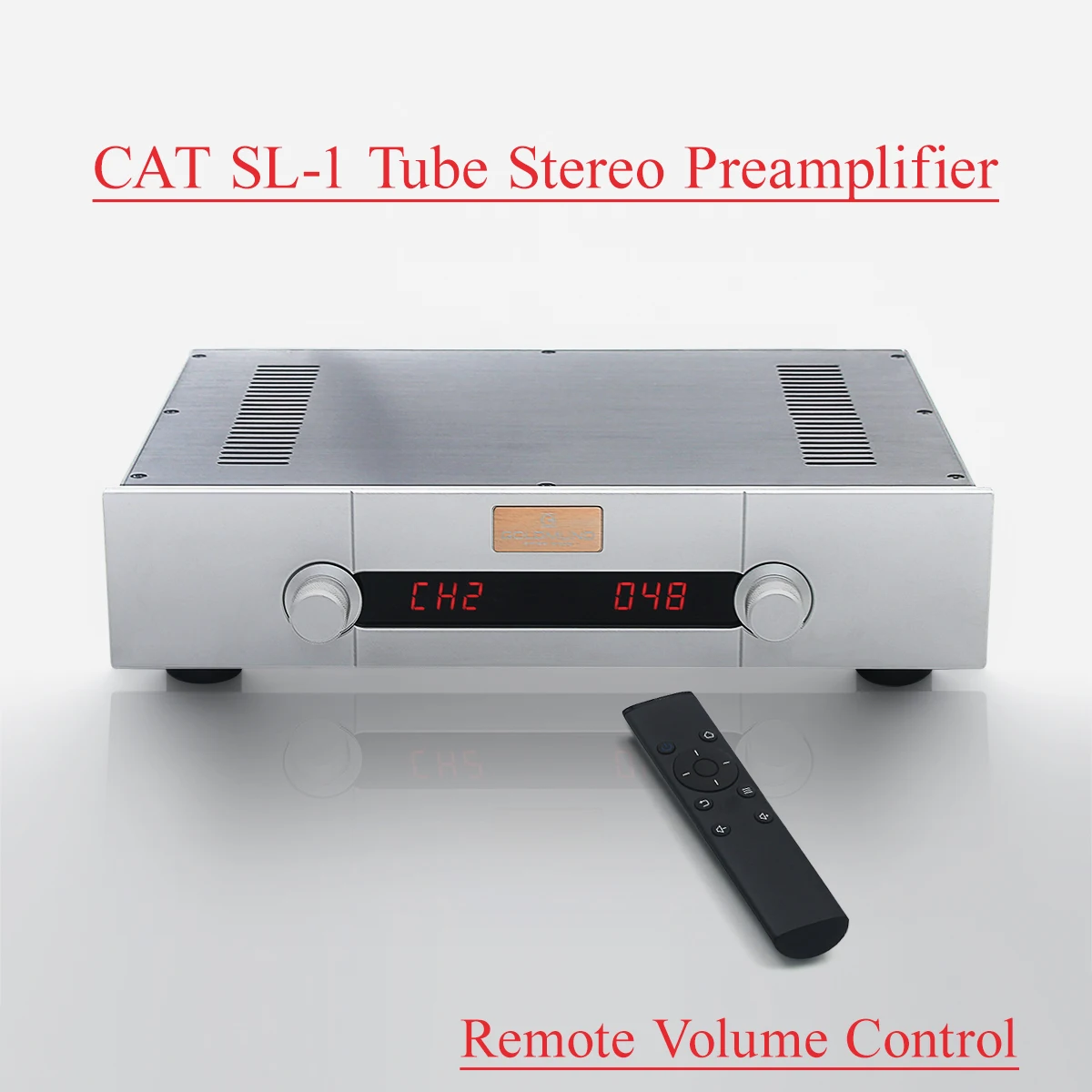 HiFi Remote Version Cat Tube Preamp Home Audio Stereo Preamplifier Base On CAT SL-1 Circuit