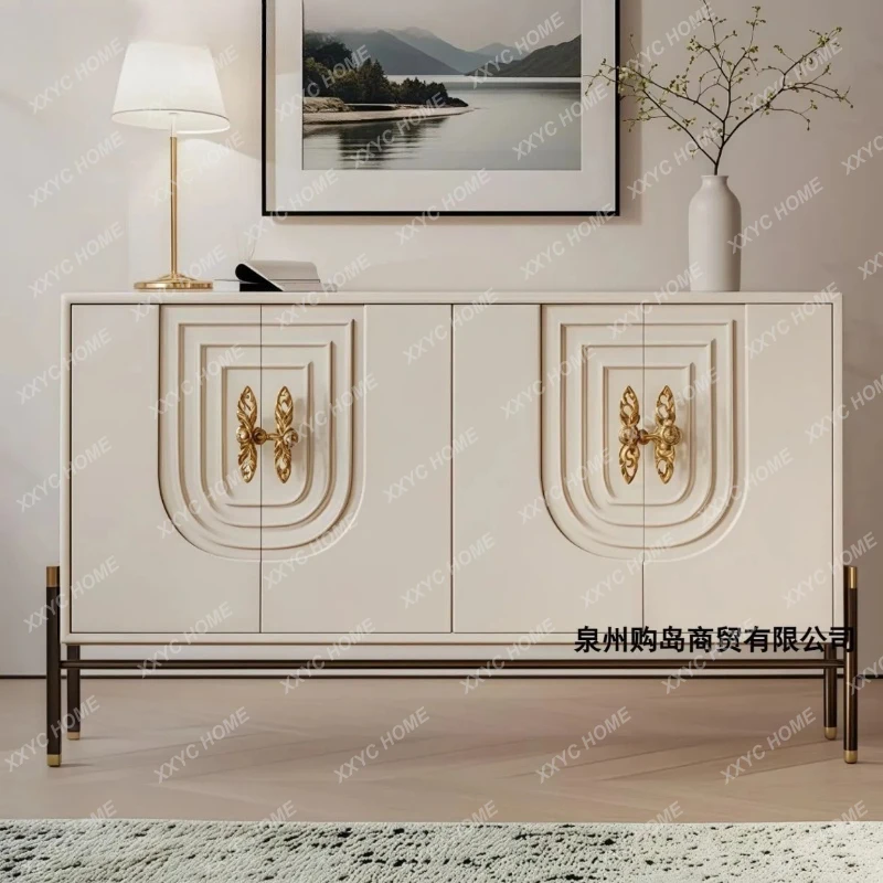 LXMinimalist paint, side cabinet, entrance cabinet, modern simple storage