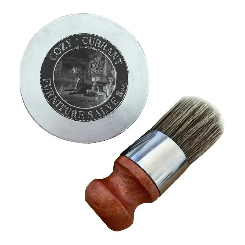 Furniture Salve For Leather, Furniture Salve Leather/Wood Salve With Boar Bristle Brush, Furniture Salve Brush Bundle