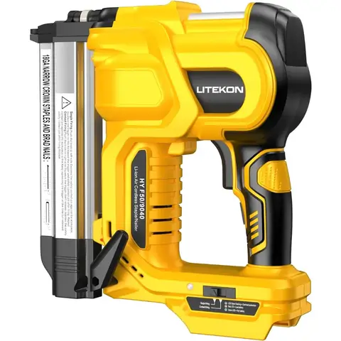 2-इन-1 कॉर्डलेस ब्रैड नेलर और स्टेपल गन MAKITA 18V बैटरी के लिए (बैटरी नहीं) - 18 गेज 2 10 best sales इलेक्ट्रिक नेल गन - №5