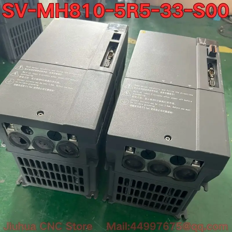 Second-hand SV-MH810-5R5-33-S00 servo drive function test is normal Latest prices for August 2026