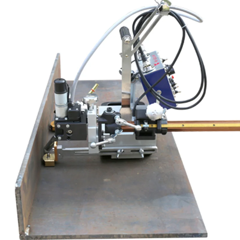Manual Oscillate Tractor Carriage Magnetic Fillet Welding With New Mig Mode HK-8SS-W