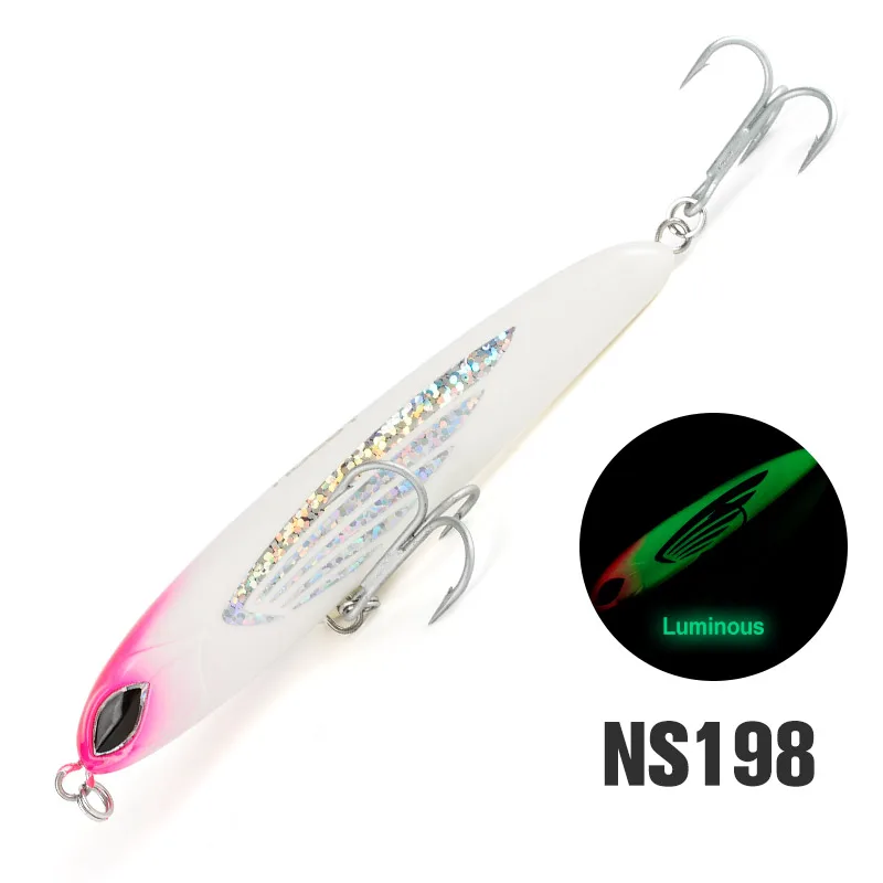 NOEBY Stickbait Heavy Sinking Pencil 115 mm 64 g 130 mm 81 g Angelköder Künstliche harte Köder für Wolfsbarsch-Thunfisch-Angelköder 8