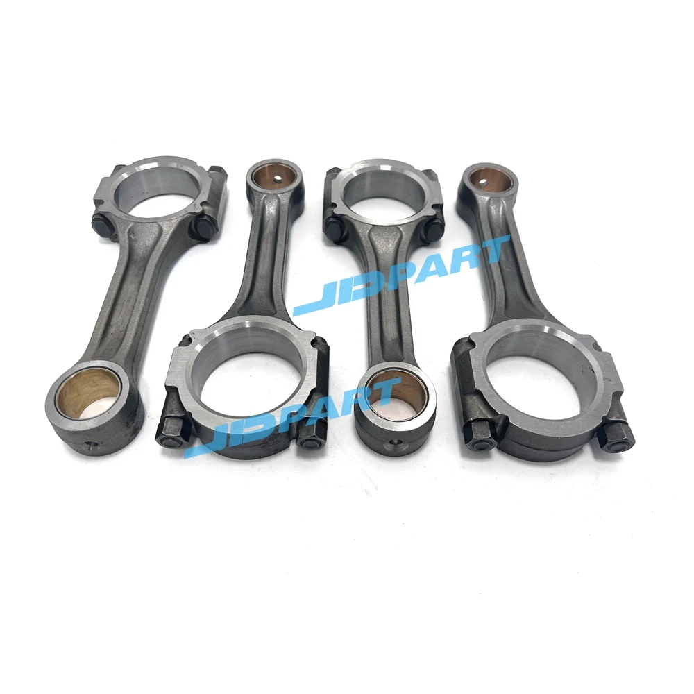 4 PCS Connecting Rod For Perkins 404C 404D-22 N844 Excavator Engine Parts