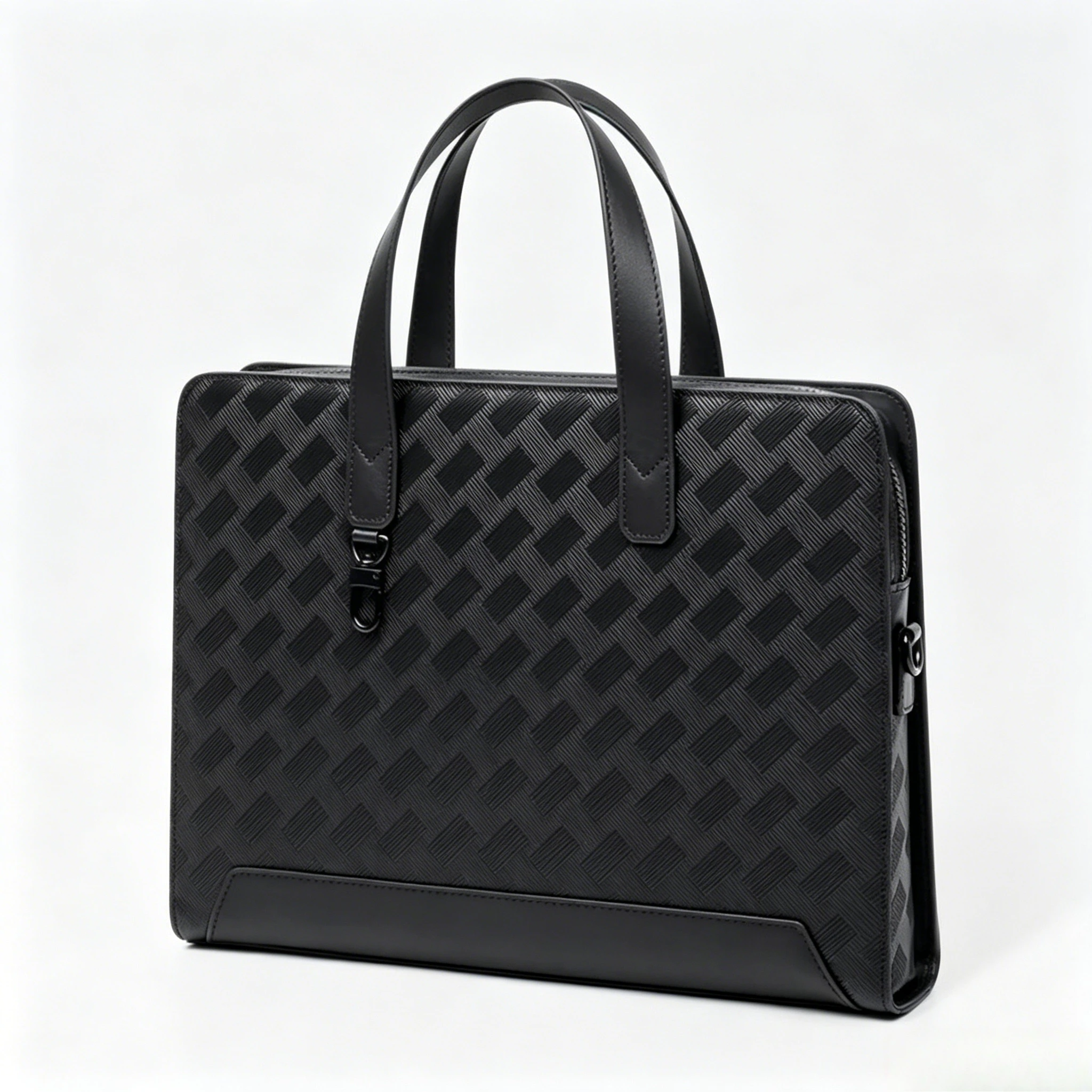 Elegant Men's Handbag Business Commuter Laptop Bag Simple Leather Men Messenger Bags Fashion Trend Top Layer Cowhide Briefcase