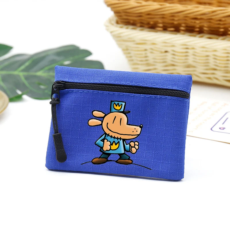 

Dogs Mans Coin Purse Cartoon Print Mini Wallets Zipper Wallet Kawaii Key Bags Bank Card Storage Bag Pack ID Cards Holder Gifts