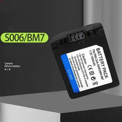 CGA-S006 CGR CGA S006E S006A BMA7 DMW BMA7 Camera Battery For Panasonic DMC FZ30 FZ35 FZ38 FZ50 FZ7 FZ8 FZ18 FZ28 USB Charger
