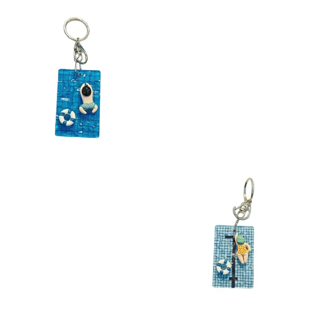  Multifunctional Couple Backpack Charm Gym Pool Souvenir User Sustainable Acrylic Keychain Gift
