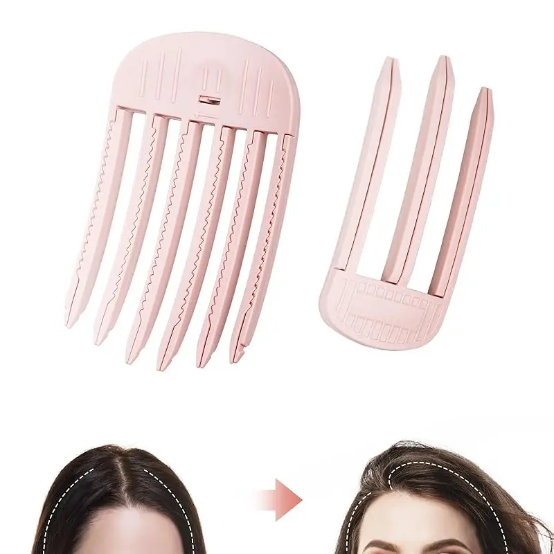 

2-piece set, hair measuring clip, women's easy to use high top hair measuring tool, traceless hair clip