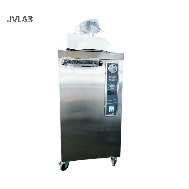 Automatic Vertical Hand Wheel Pressure Steam Sterilizer Autoclave High Pressure Steam Sterilizer Full Stainless Steel