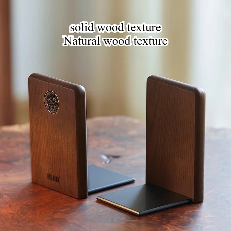 Household Creative Solid Wood Bookshelves Desktop Office Storage Book Stand Decoration Gifts