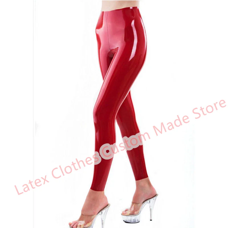 

Sexy Lingerie for Women Handmade Latex Pants Rubber Trousers Fetish Cosplay Costumes Customize
