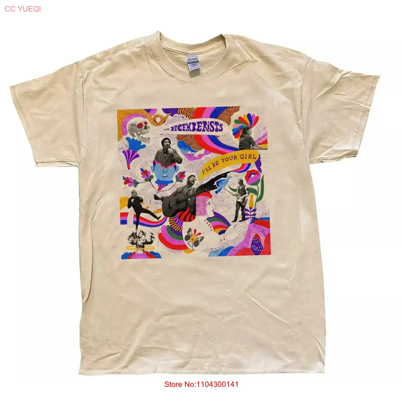 The Decemberists Band I'll Be Your Girl Sand Color T Shirt S 5XL vintage Washed Slightly Soft Unisex Comfortable