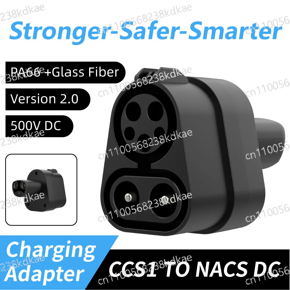 

Factory Direct CCS1 to NACS DC Charging Adapter 500V Safe and Convenient Spot